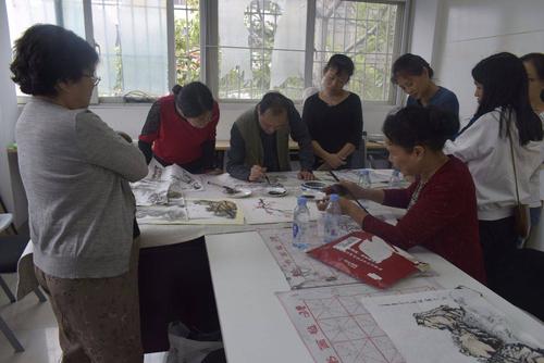 弘扬优秀文化传统,挥墨画出艺术--布吉圩社区国画交流活动